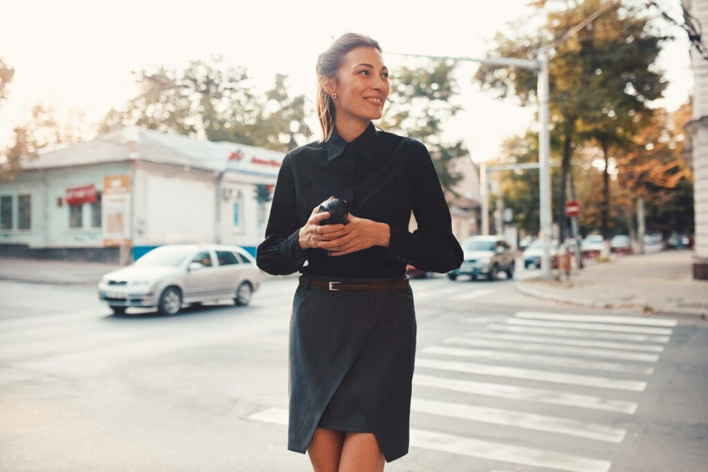 woman in cocktail clothing